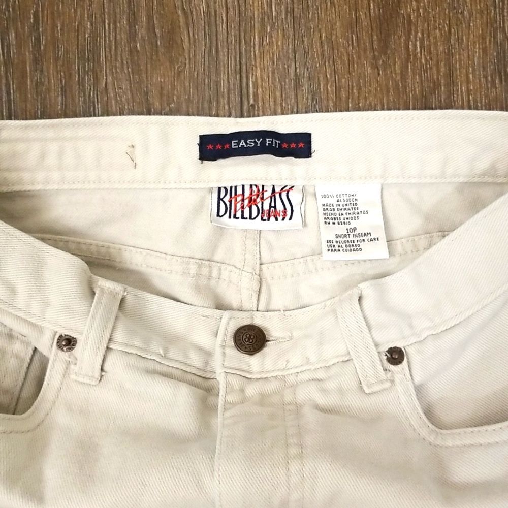 Bill Blass Petite Jeans Easy Fit, Tan Womens Ladies Size 10P - Picture 3 of 6